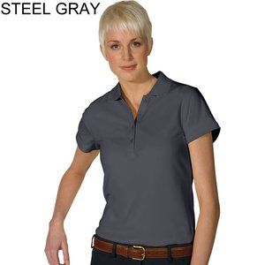 Grey Edwards Hi-Performance Sweat Wicking Polo Size XL